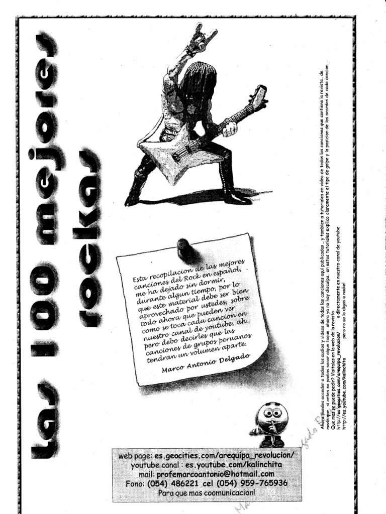 la 100 mejores rockas
